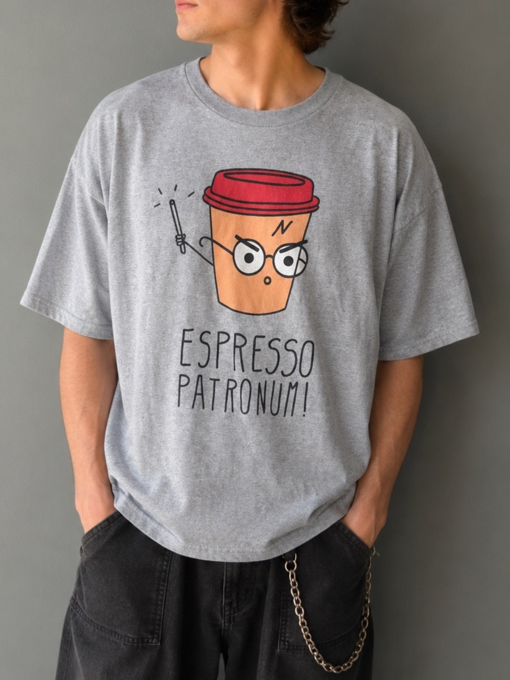 Funny “Espresso Patronum” Graphic Tee | Harry Potter Coffee Parody | 3XL